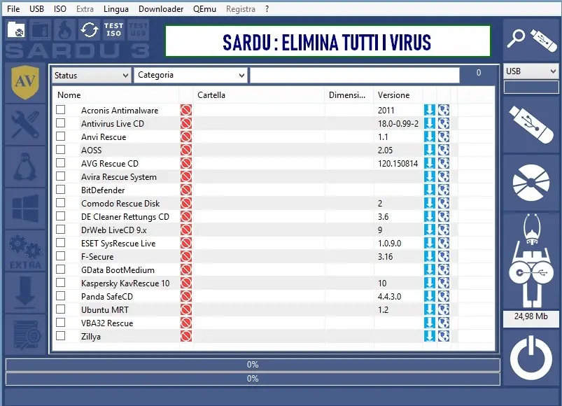 SARDU : la migliore soluzione per eliminare i virus, riparare il sistema operativo e testare nuovi programmi in ambienti virtuali protetti