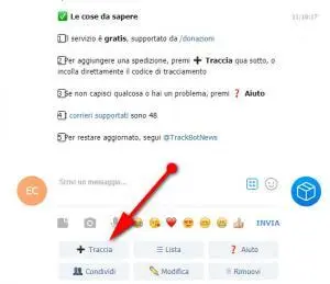 Traccia le spedizioni di tutti i corrieri con Telegram – Servizio Utile e Gratuito