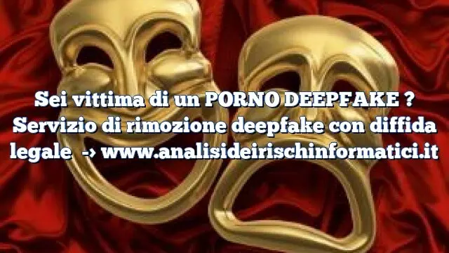 Sei vittima di un PORNO DEEPFAKE ? Servizio di rimozione deepfake con diffida legale