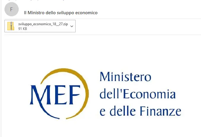 ATTTENZIONE alla frode per email : Il Ministro dello sviluppo economico DISPONE URGENTEMENTE ai titolari di attività di verificare la loro tipologia di impresa