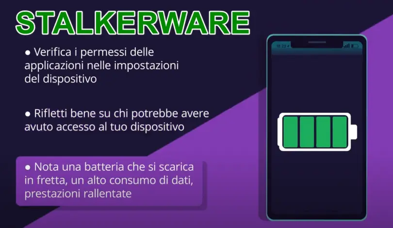 Cosa sono gli stalkerware? scoprilo in questo video di 4 minuti e scopri come proteggerti