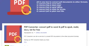 Convertire un file PDF in Immagini gratuitamente e leggerlo su una SMART TV