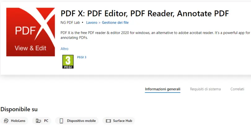 PDF X : L’ALTERNATIVA GRATUITA E COMPLETISSIMA AD ACROBAT PER WINDOWS