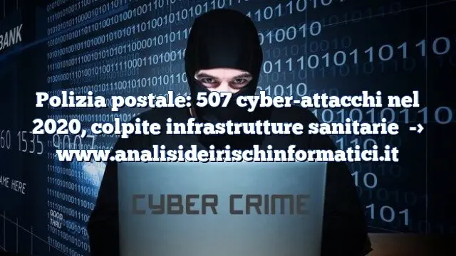 Polizia postale: 507 cyber-attacchi nel 2020, colpite infrastrutture sanitarie