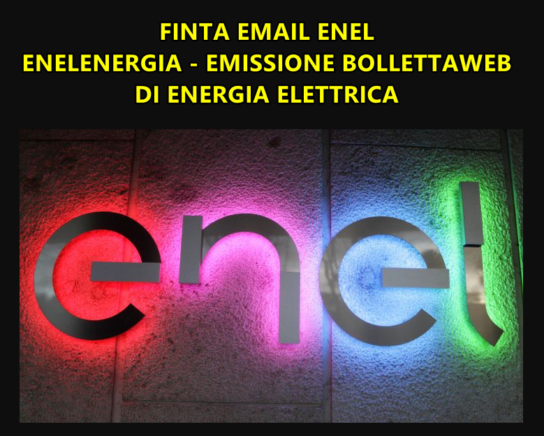 ENELENERGIA – EMISSIONE BOLLETTAWEB DI ENERGIA ELETTRICA DI 2021-18-10