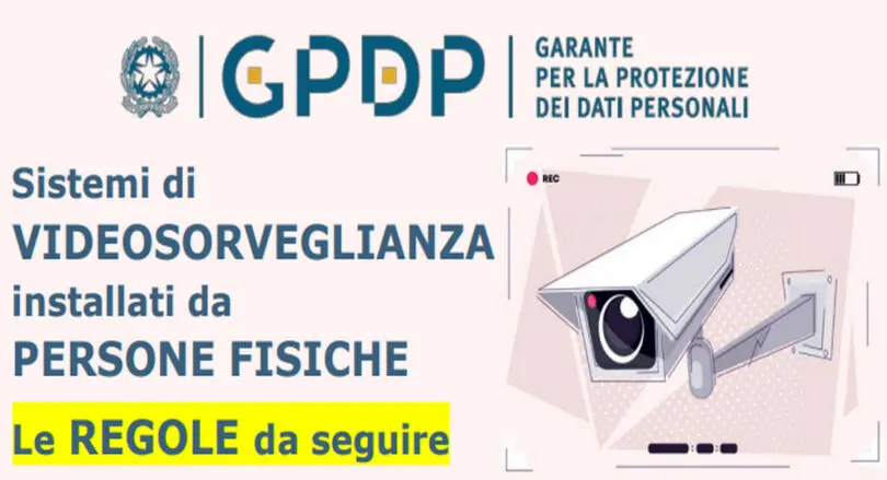 GARANTE PRIVACY : regole da seguire per i sistemi di videosorveglianza installati da persona fisiche