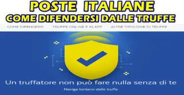 POSTE ITALIANE : come difendersi dalle truffe online e in app