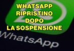 whatsapp ripristino