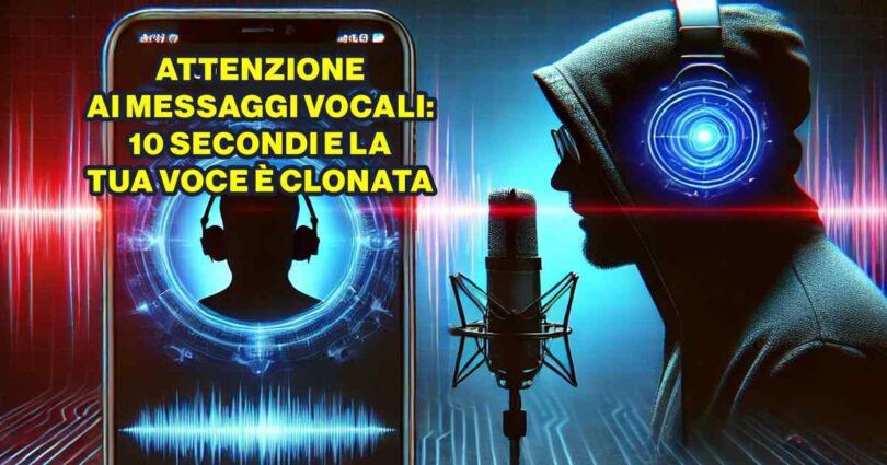 ATTENZIONE AI MESSAGGI VOCALI: 10 SECONDI E LA TUA VOCE È CLONATA