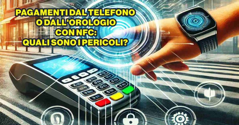 PAGAMENTI DAL TELEFONO O DALL'OROLOGIO CON NFC: QUALI SONO I PERICOLI?