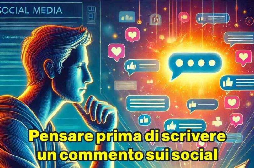 Pensare prima di scrivere un commento sui social: l’arte di commentare con responsabilità