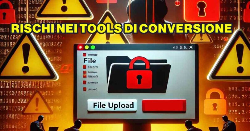 I RISCHI NELL’UTILIZZARE UN TOOL DI CONVERSIONE FILE ONLINE