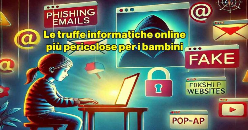 Le truffe informatiche online più pericolose per i bambini