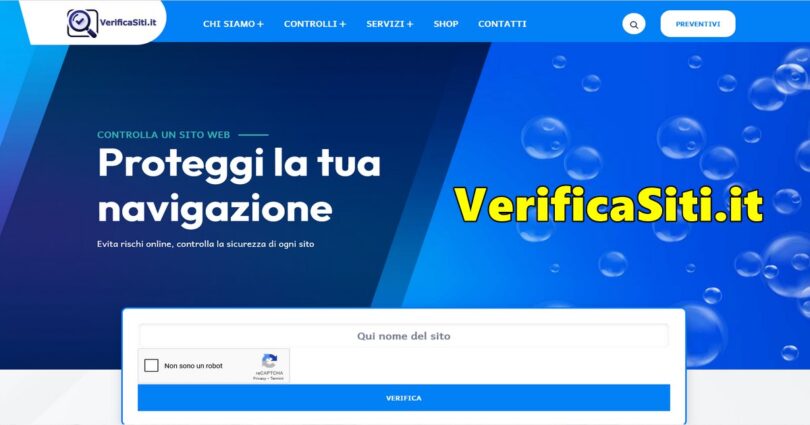 È nato VerificaSiti.it: il tuo nuovo alleato per valutare la sicurezza di un sito web